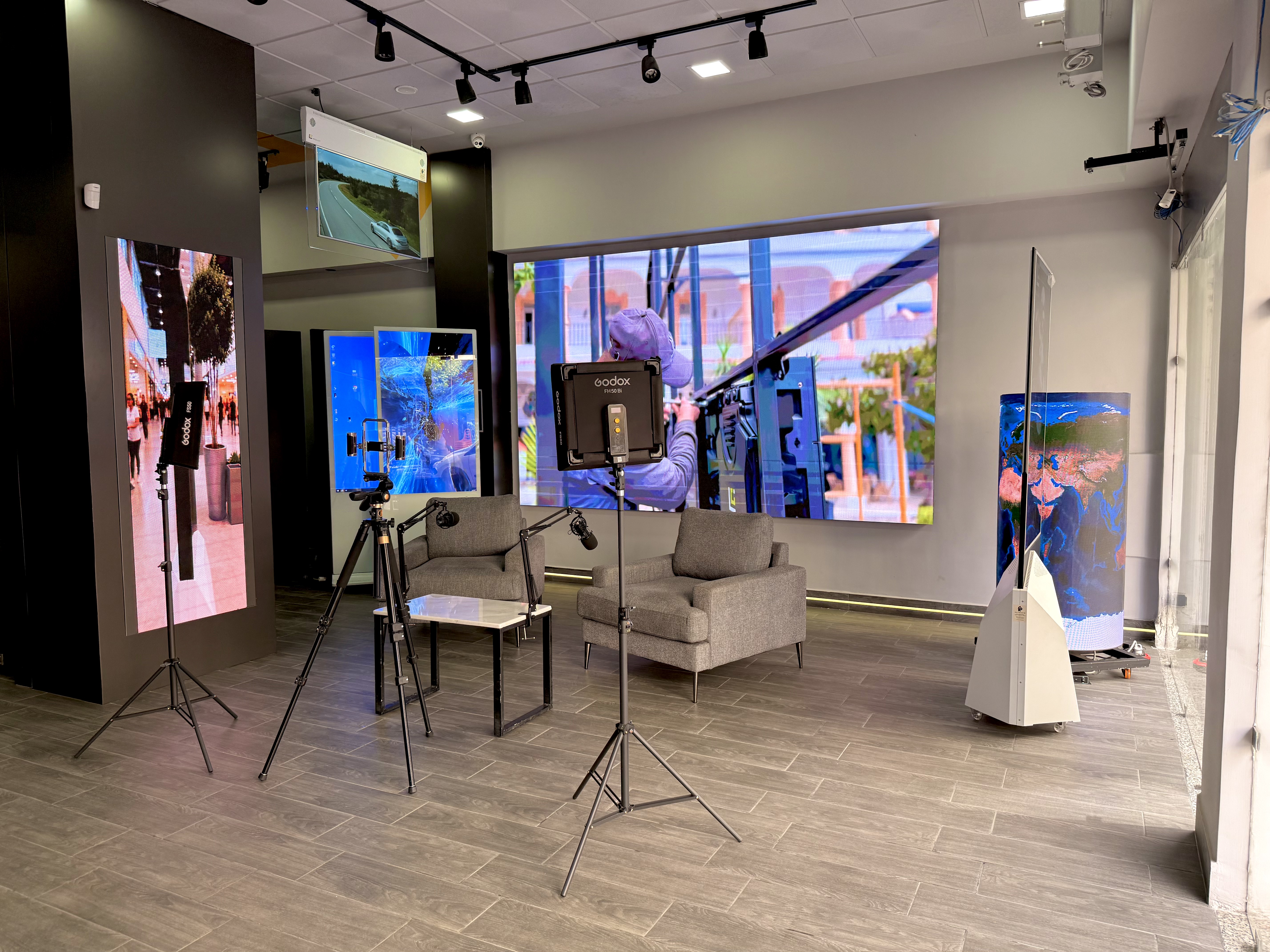 Espace d'exposition du showroom BL Plus à Tanger