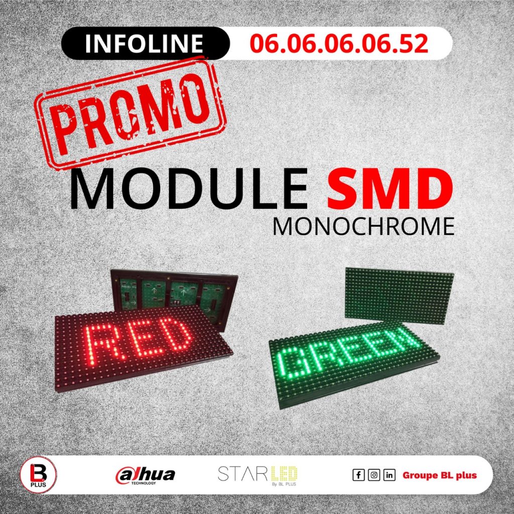 Modules P10 monochrome (SMD)​
